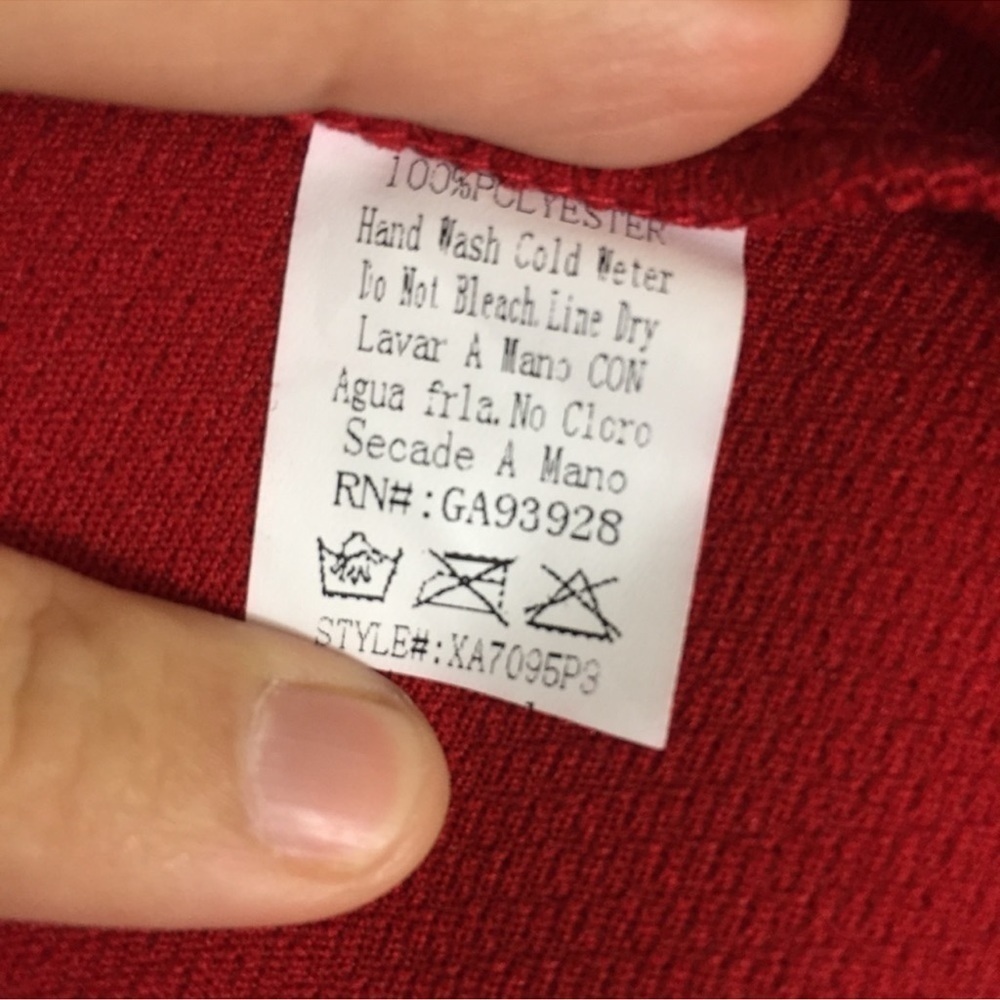Maude Red Fit‎ and Flare Dress - Picture 11 of 11